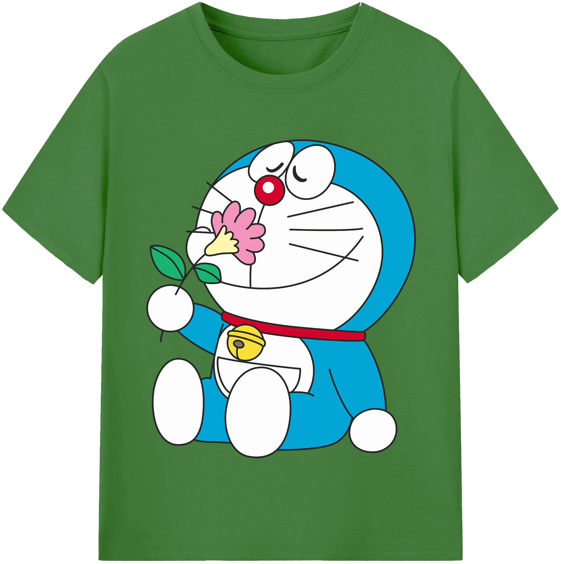 （画像用） ドラえもん Doraemon レディースカジュアルプリントTシャツ（綿100％）